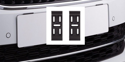 EASYFIX Klip - der RAHMENLOSE KENNZEICHENHALTER zum KLEBEN