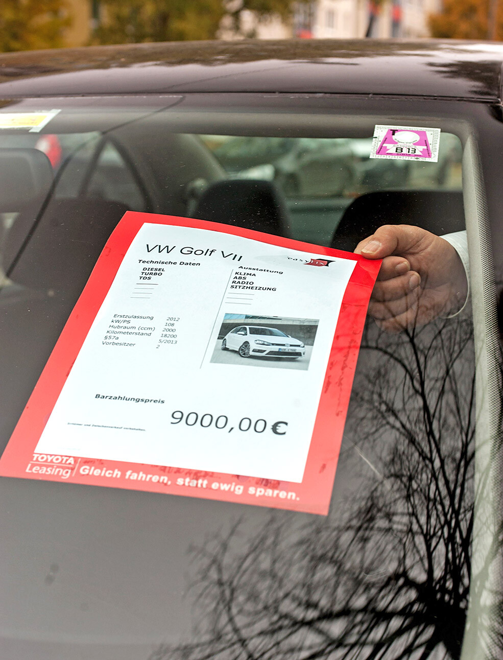 Hafttasche Easypocket A4 Rahmenfarbe