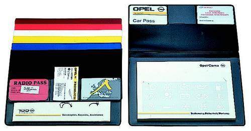 Bordtasche / Wagenpapiertasche mit 6 Kartenfächern