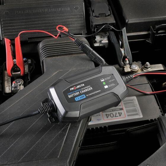 KFZ-Batterie-Ladegerät 4-stufig, 1,5 A