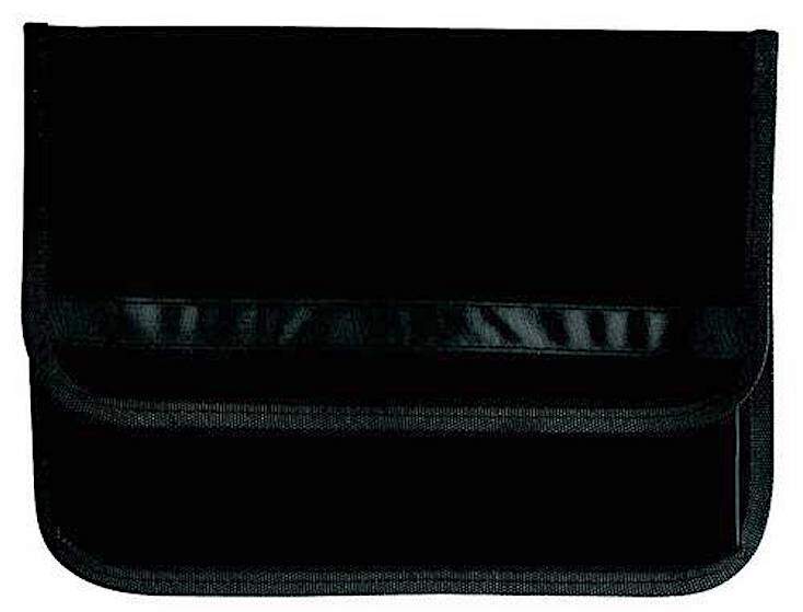 Wagenpapiertasche Nylon Budget schwarz-schwarz