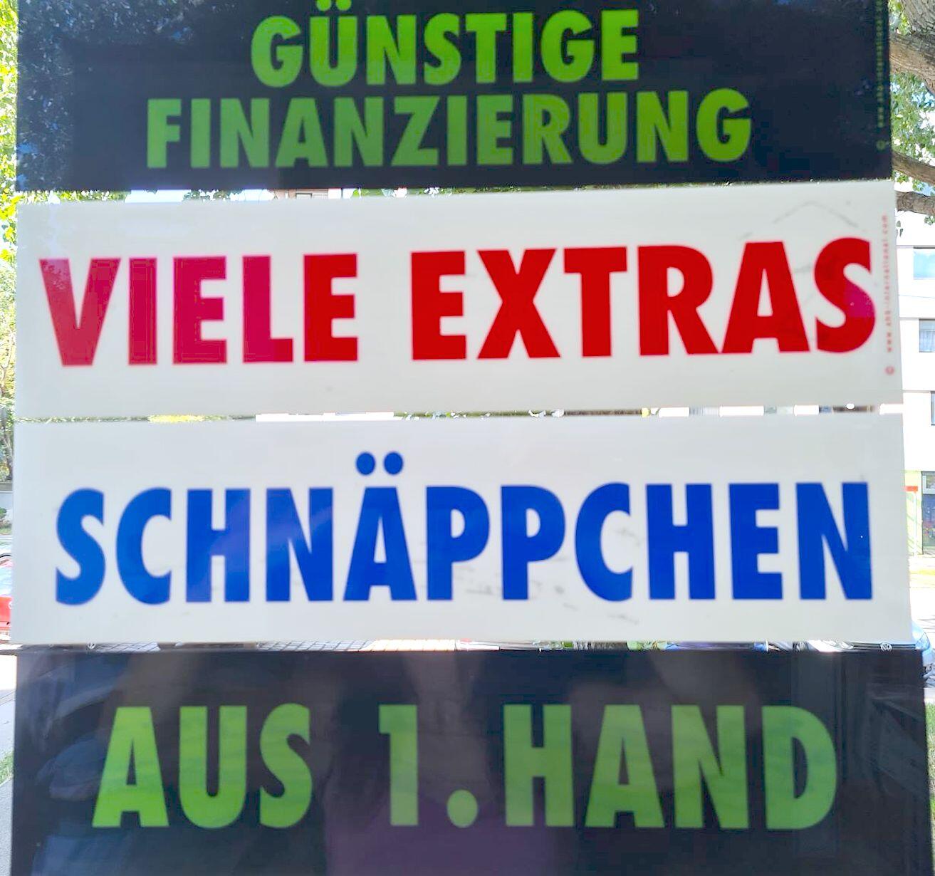 Aktions- / Hinweisschilder selbsthaftend 50 x 10 cm