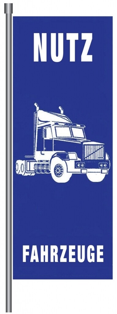 Fahne "NUTZ-FAHRZEUGE"